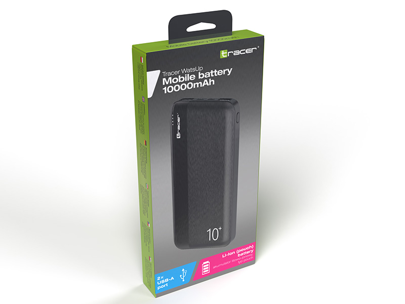 Power bank TRACER WatsUp 10000mAh QC + PD